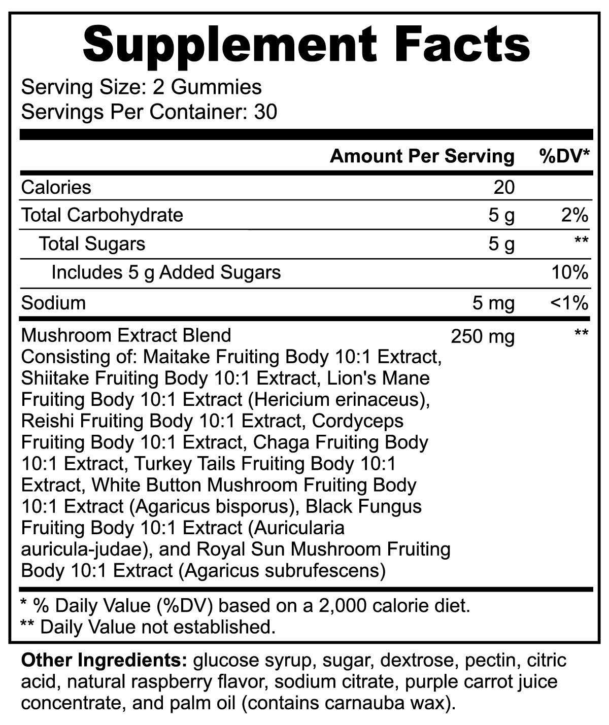 Multi Mushroom Daily Gummies